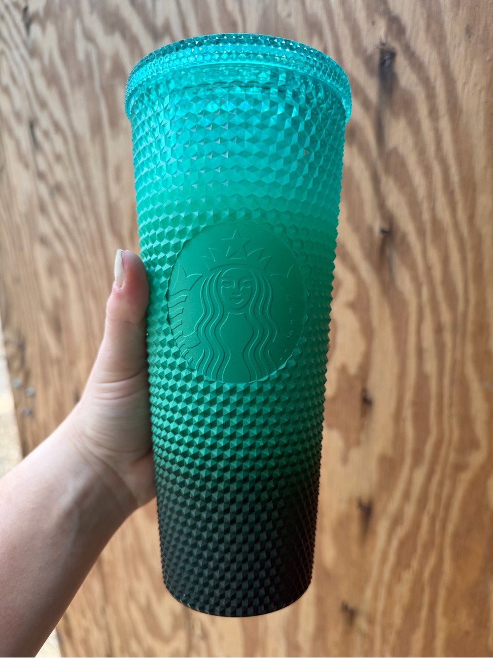 Starbucks ombré Green Travel Tumbler